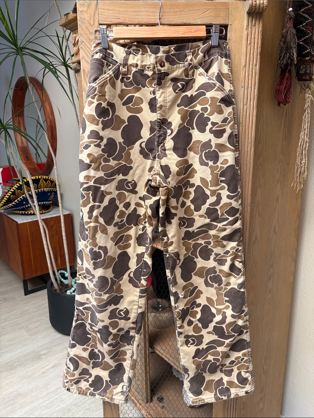 Vintage Walls Blizzard Pruf Duck Camo Hunting Pants